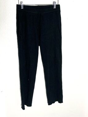 Naadam Cashmere Straight Leg Pants Size XXS black